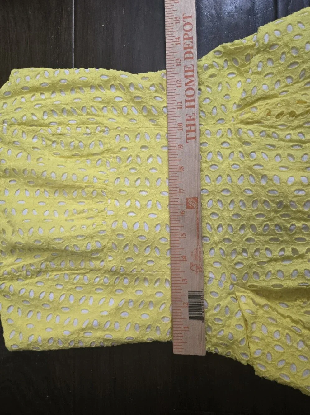 Lilly Pulitzer Blossom Strapless Eyelet Dress Pineapple Juice Yellow Size 0 - Picture 8 of 10